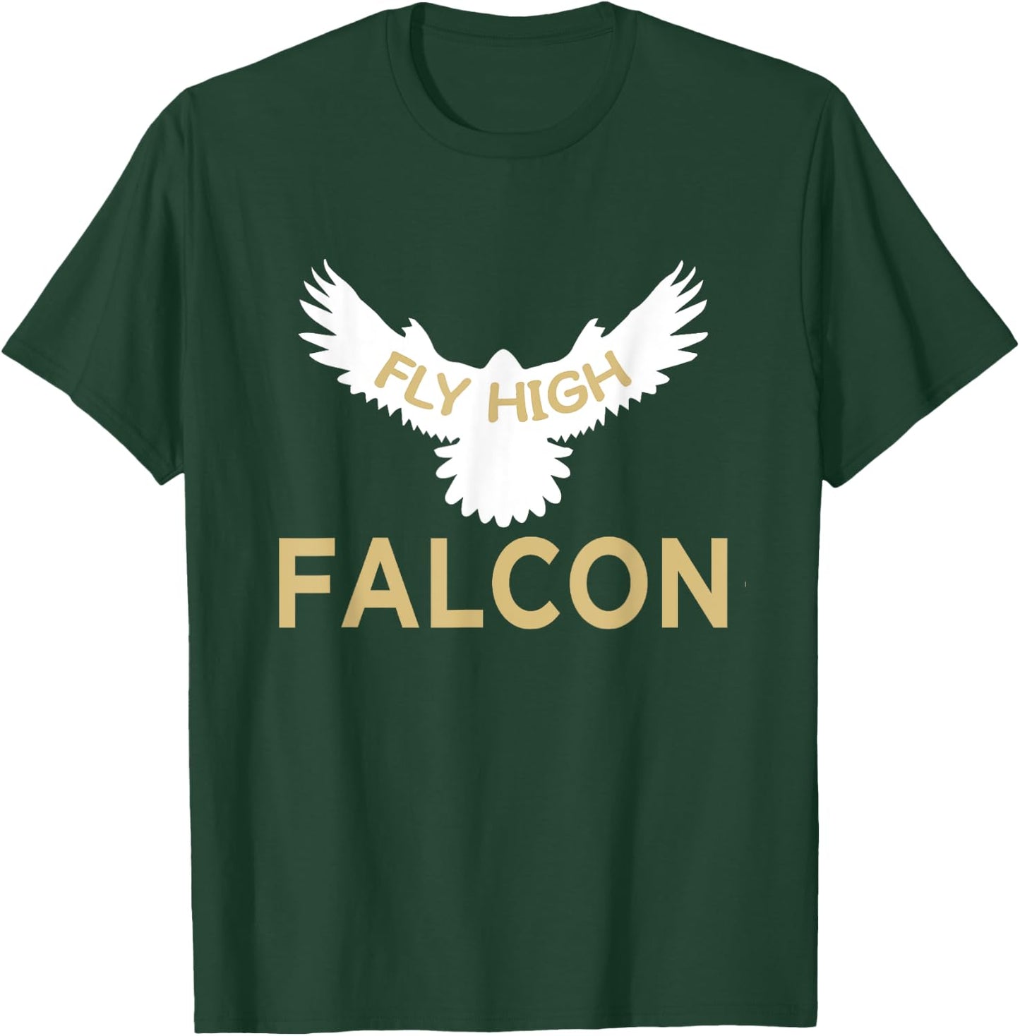 Fly High Falcon - Whisperer Falconer Bird of Prey Falconry T-Shirt - T-Shirt | Forest