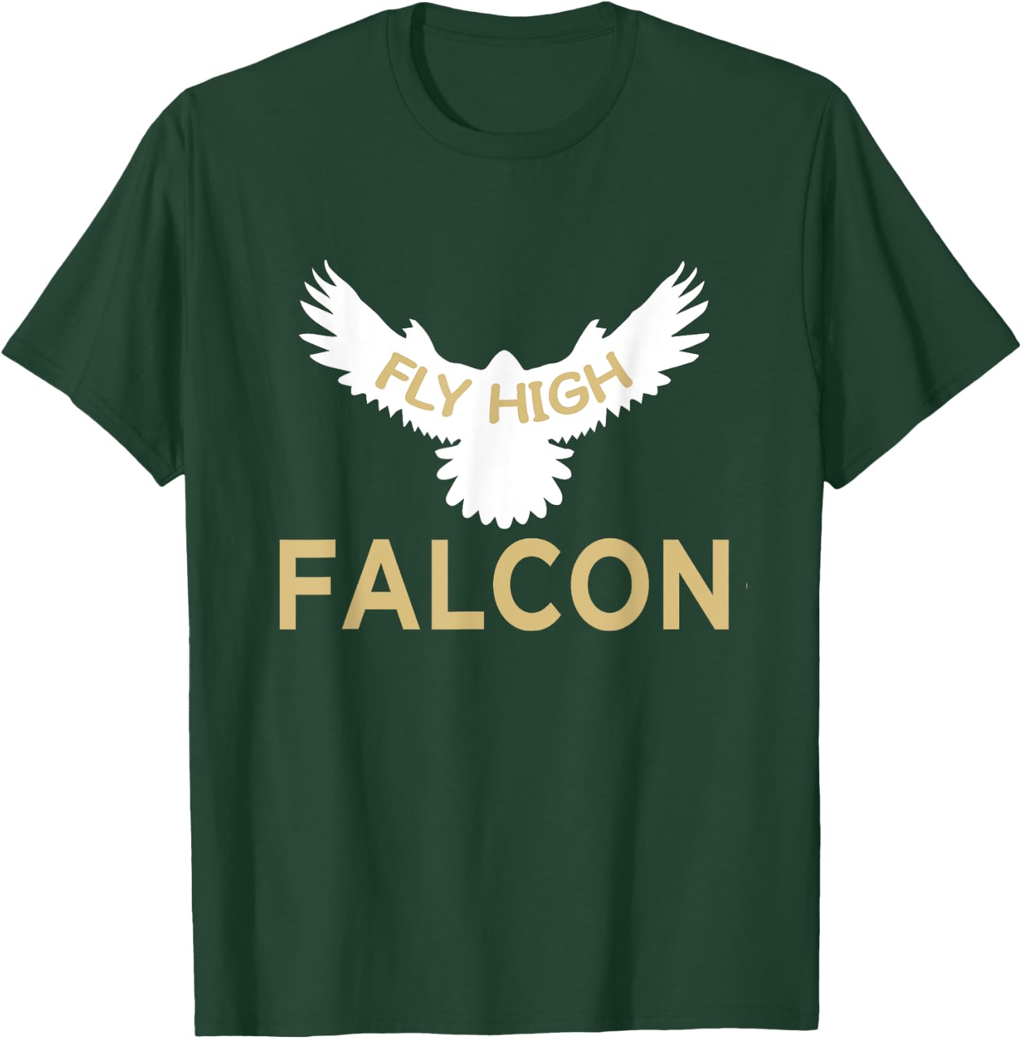 Fly High Falcon - Whisperer Falconer Bird of Prey Falconry T-Shirt - T-Shirt | Forest
