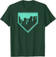 Baseball Home Plate Drip 2 Mint T-Shirt - T-Shirt | Forest