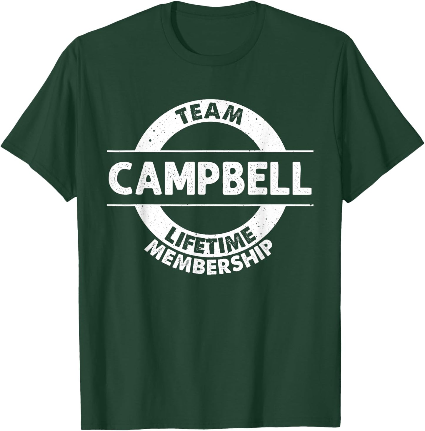 CAMPBELL Gift Funny Surname Family Tree Birthday Reunion T-Shirt - T-Shirt | Forest