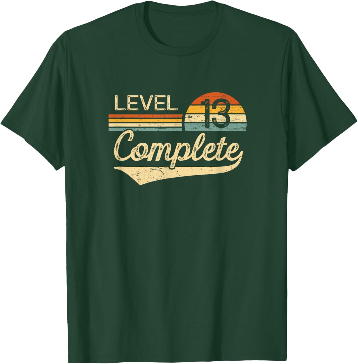 Level 13 Complete Vintage 13th Wedding Anniversary T-Shirt - T-Shirt | Forest