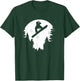 Funny Snowboard In Moon Boys Snowboarder T-Shirt - T-Shirt | Forest