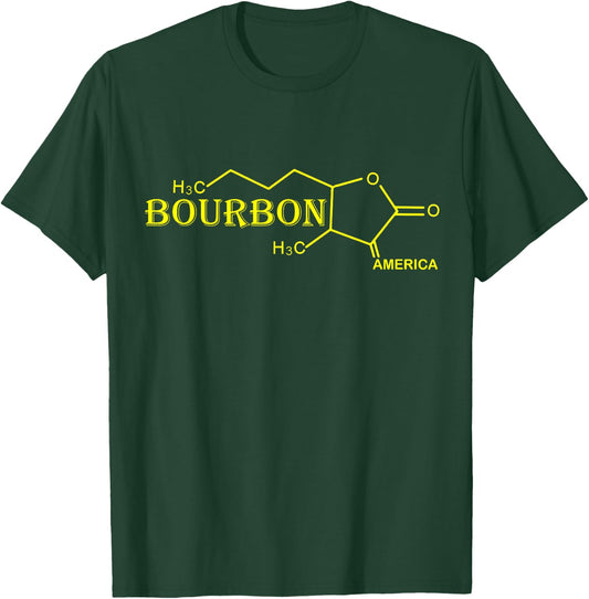 Bourbon America Chemistry Science Future Chemist Mom T-Shirt - T-Shirt | Forest