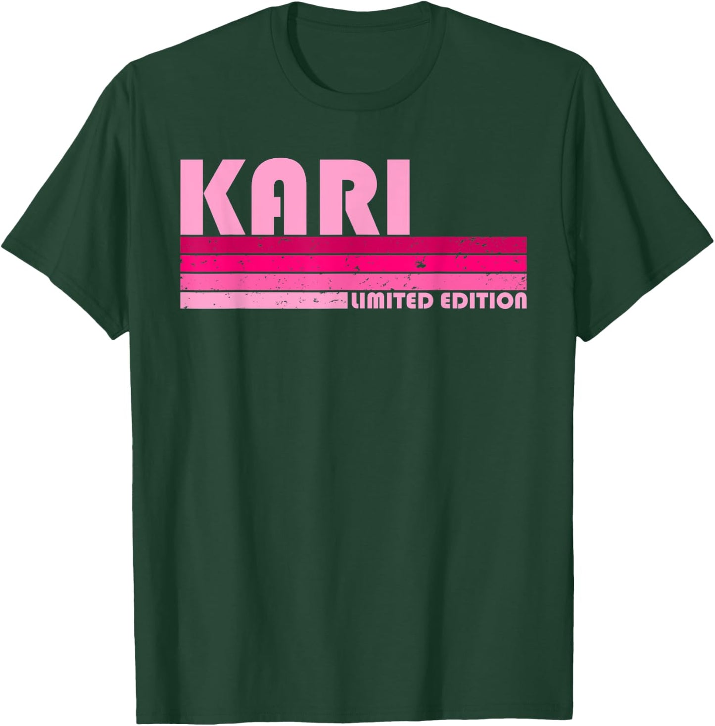 KARI Name Personalized Retro Vintage 80s 90s Birthday T-Shirt - T-Shirt | Forest