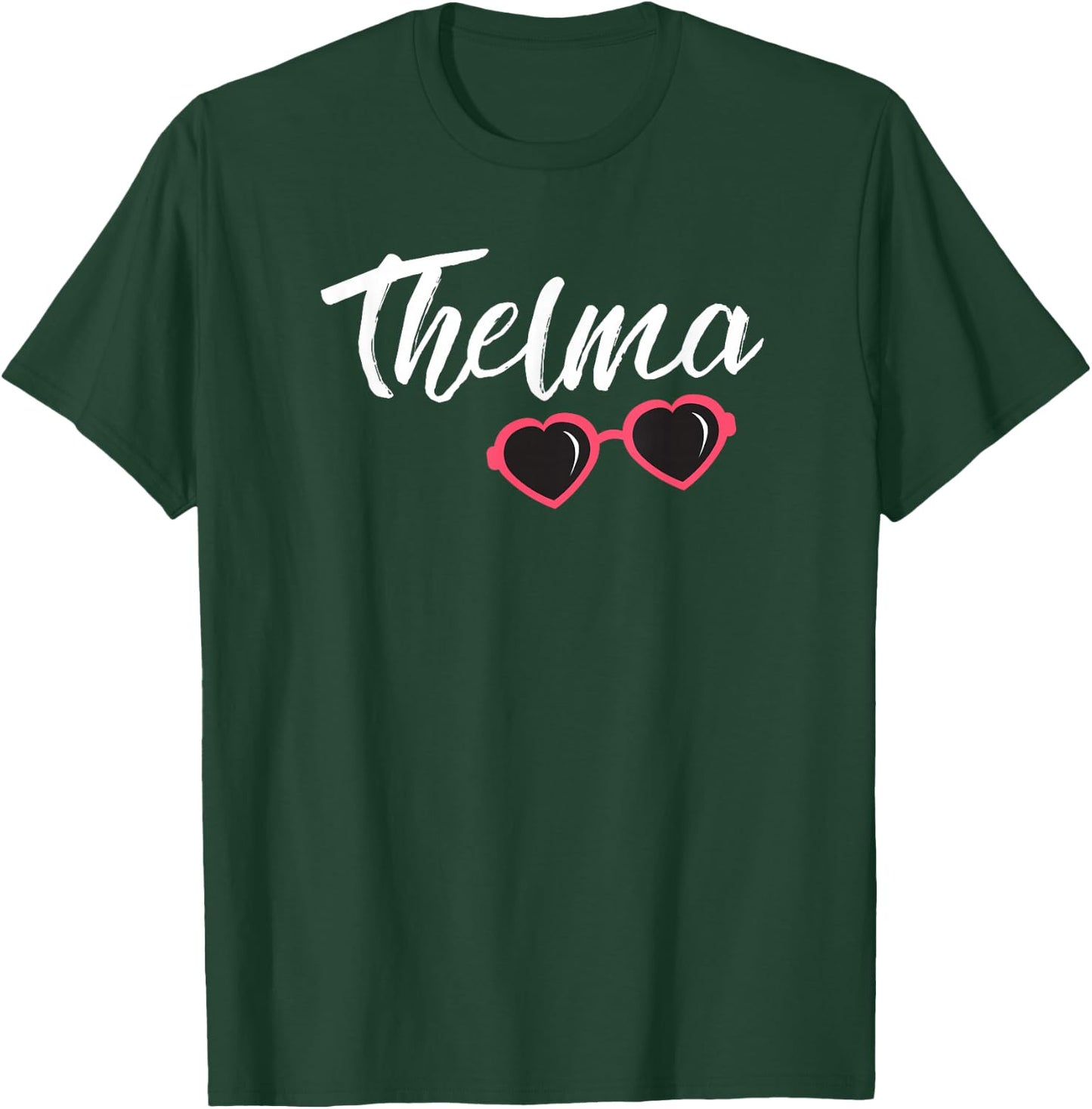 Thelma Pink Glasses Cute Matching Best Friends T-Shirt - T-Shirt | Forest