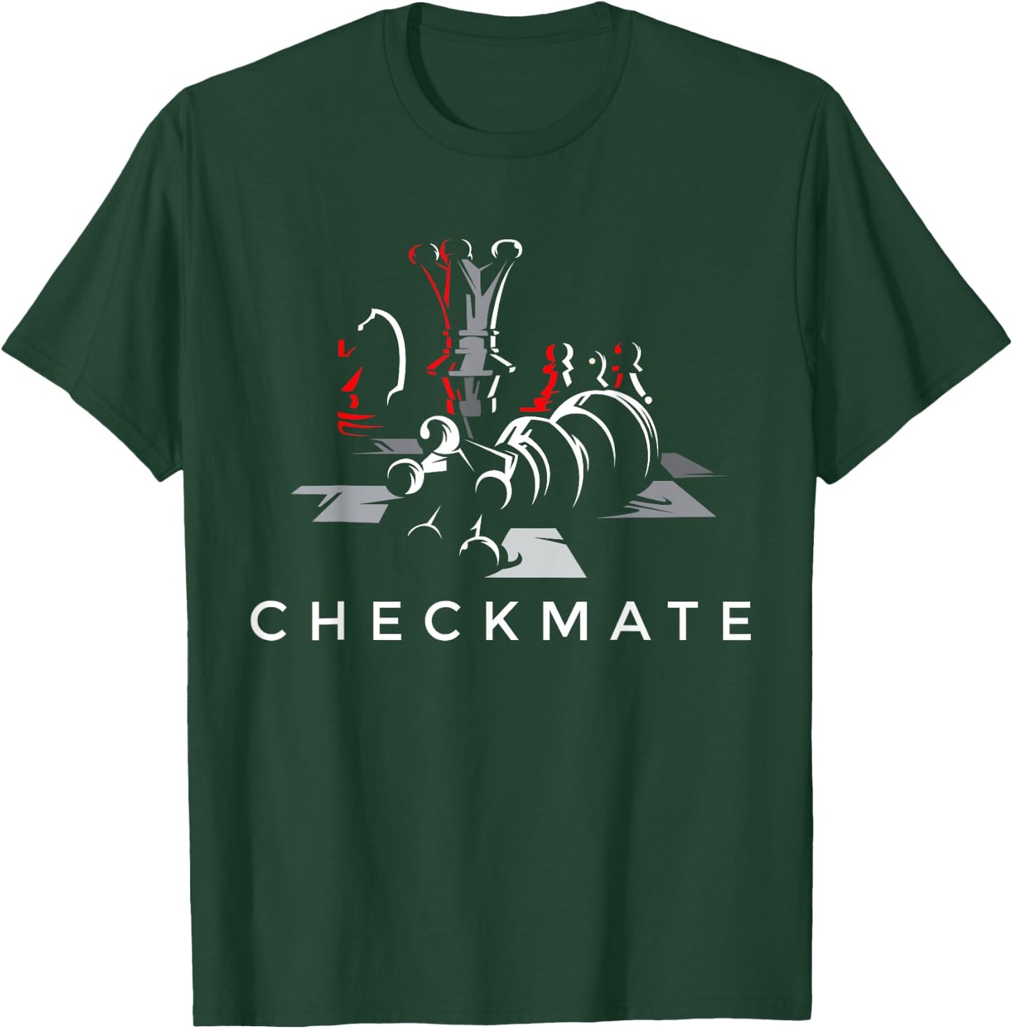 Cool Chess Checkmate Novelty Graphic & Cool Designs T-Shirt - T-Shirt | Forest