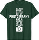 All I Need Is Photography And Jesus - Photographer Camera T-Shirt - T-Shirt | Forest