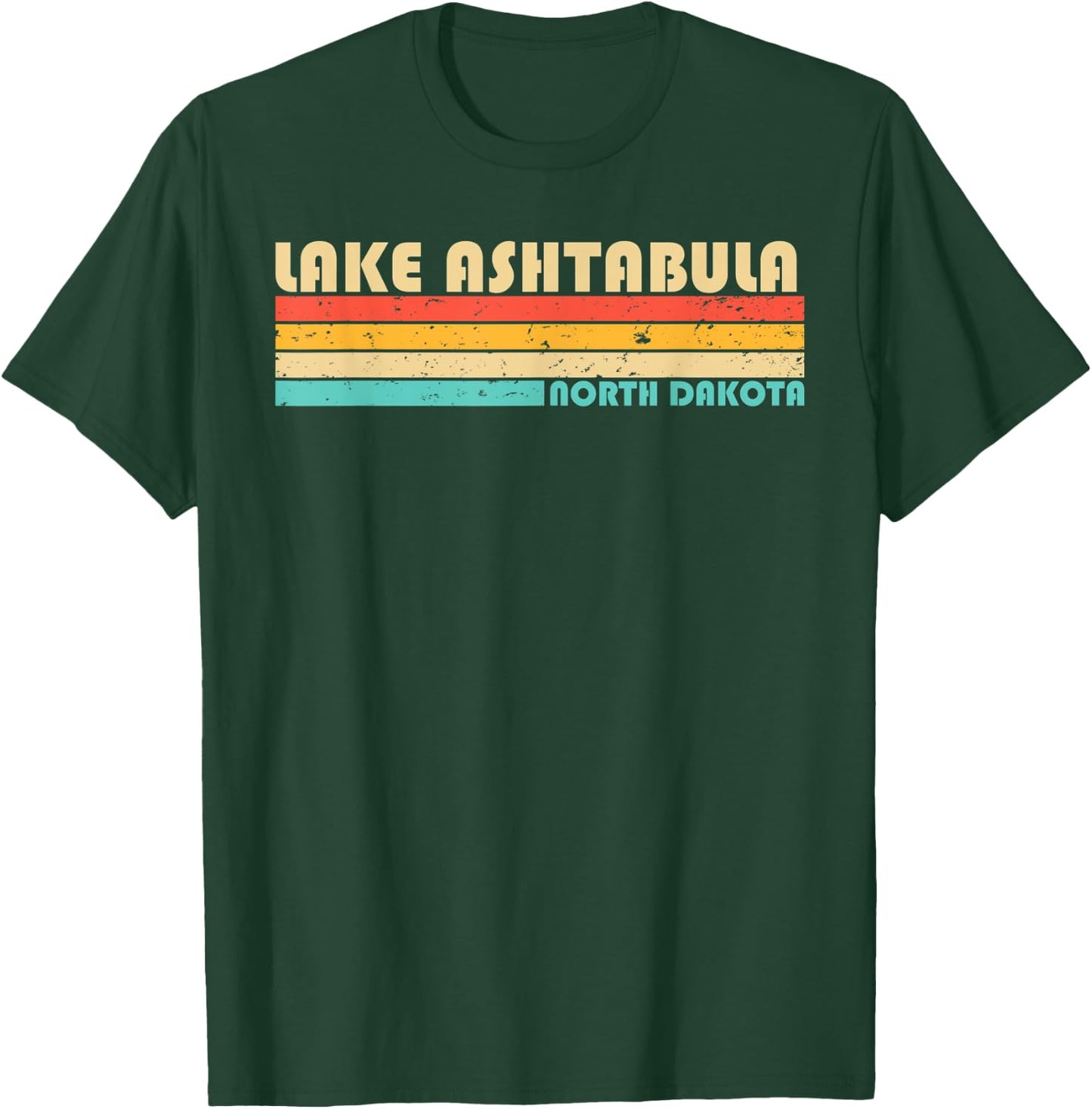 LAKE ASHTABULA NORTH DAKOTA Funny Fishing Camping Summer Women Kids T-Shirt - T-Shirt | Forest
