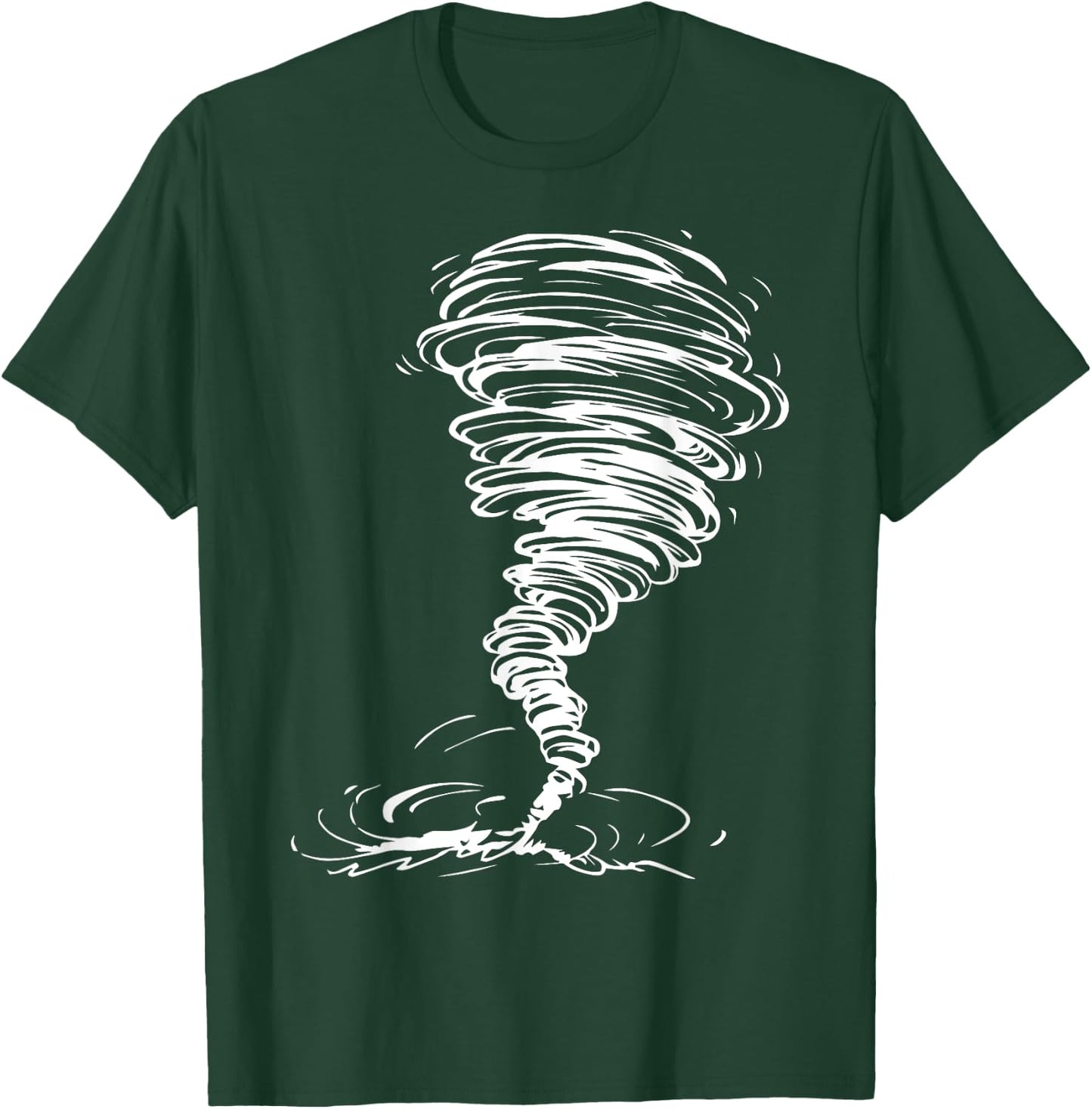 While Storm Tornado Twister Hurricane Weather Scary Costume T-Shirt - T-Shirt | Forest