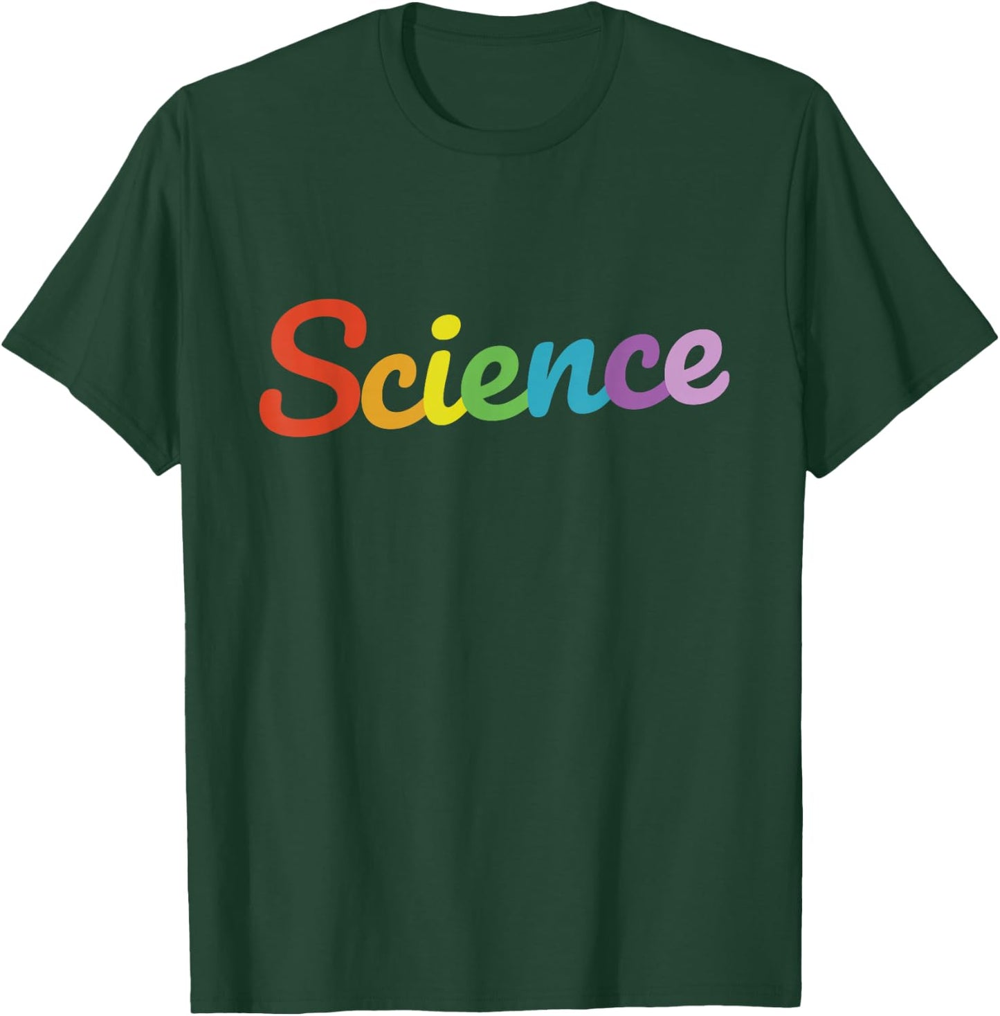 Rainbow Scientist I Love Science Graphic Gay Pride LGTBQ T-Shirt - T-Shirt | Forest