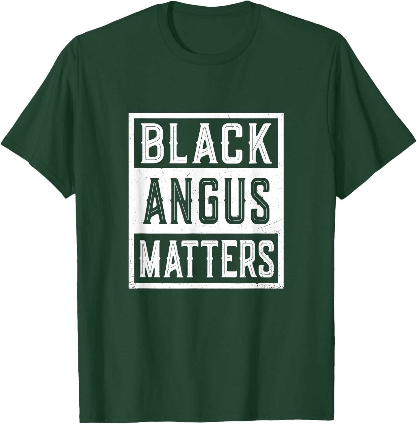 Black angus matters - Black angus rancher T-Shirt - T-Shirt | Forest