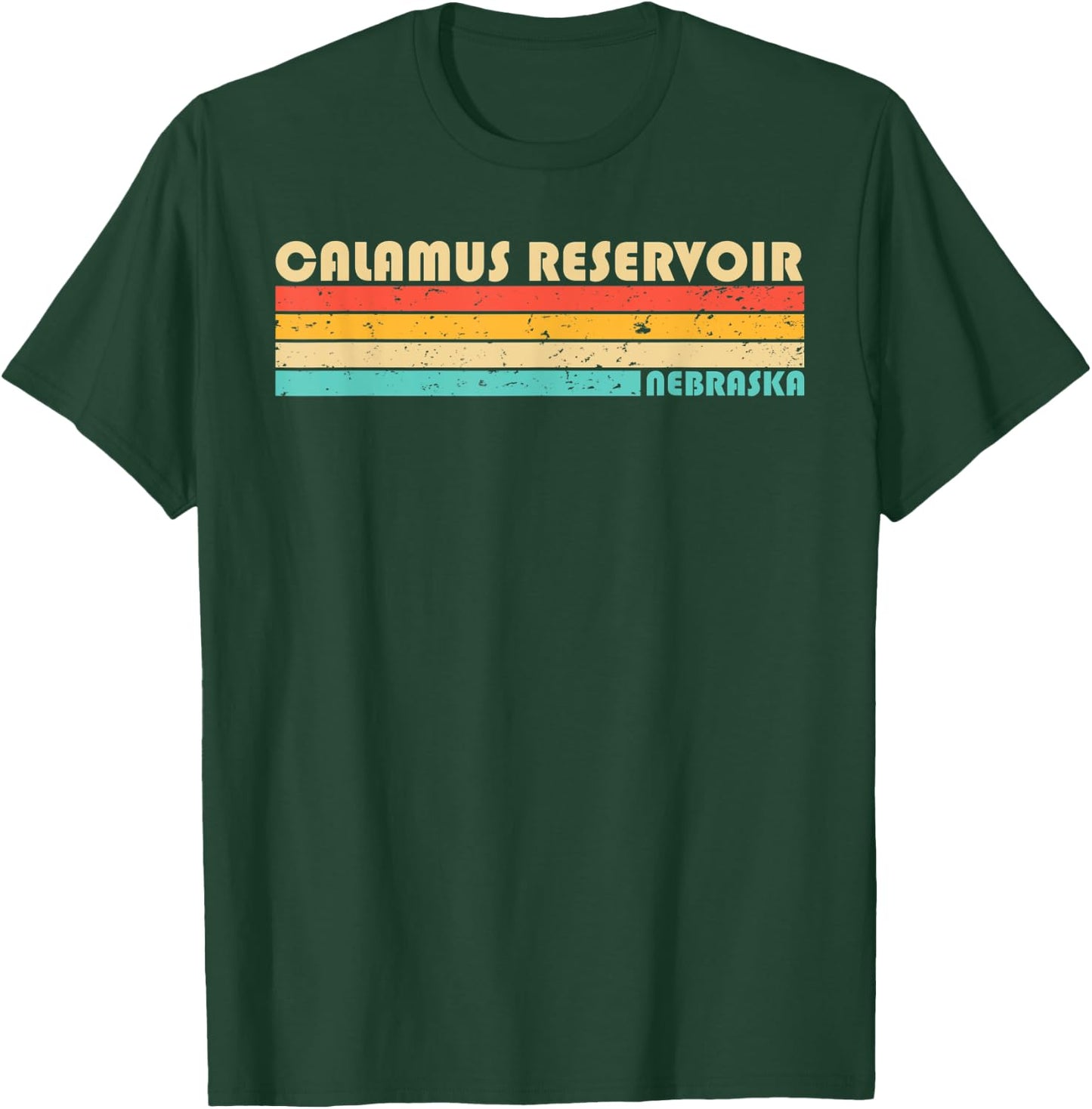 CALAMUS RESERVOIR NEBRASKA Funny Fishing Camping Summer Men Women Kids T-Shirt - T-Shirt | Forest