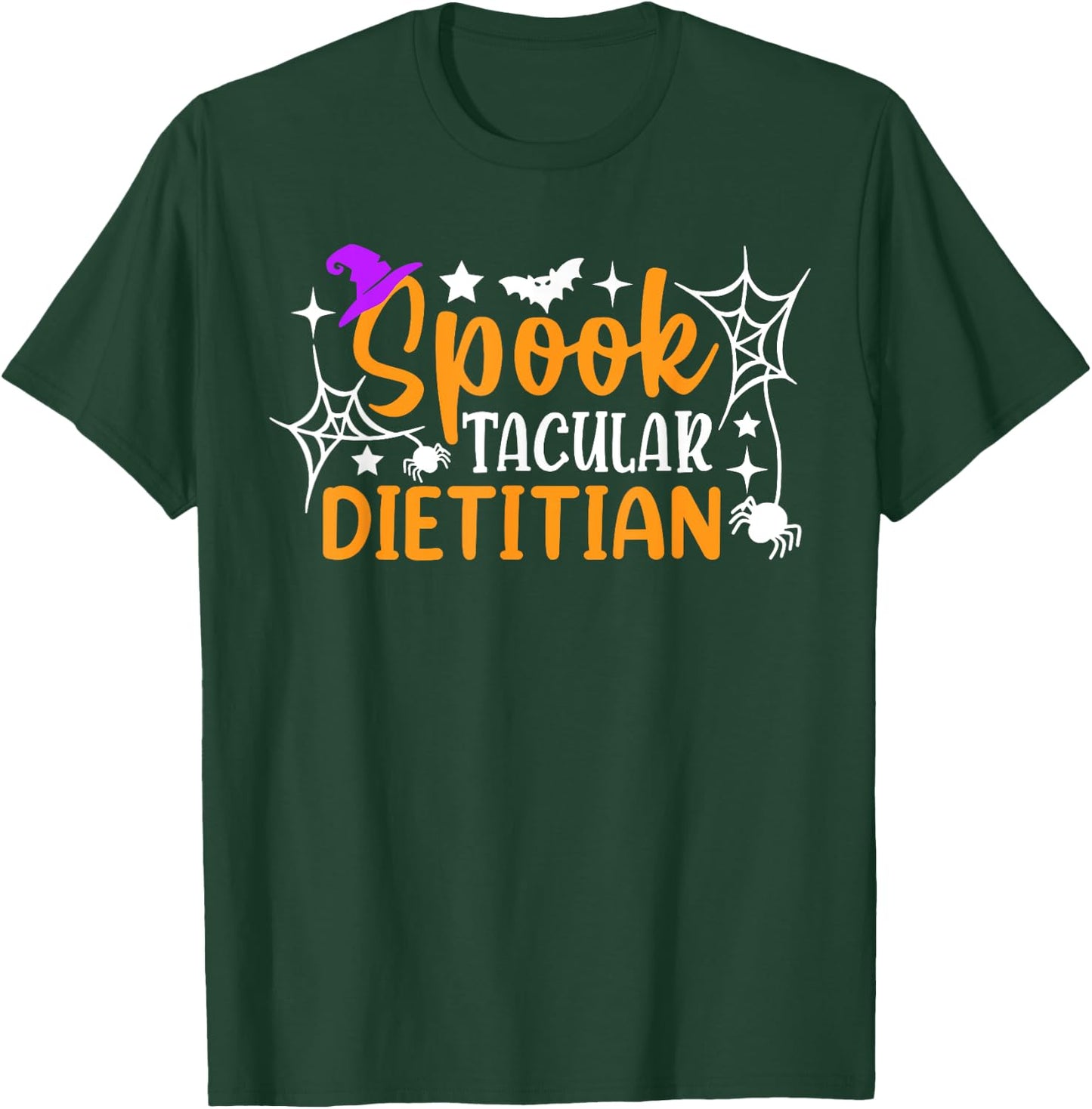 Spooktacular Dietitian Shirt Funny Halloween Costume T-Shirt - T-Shirt | Forest