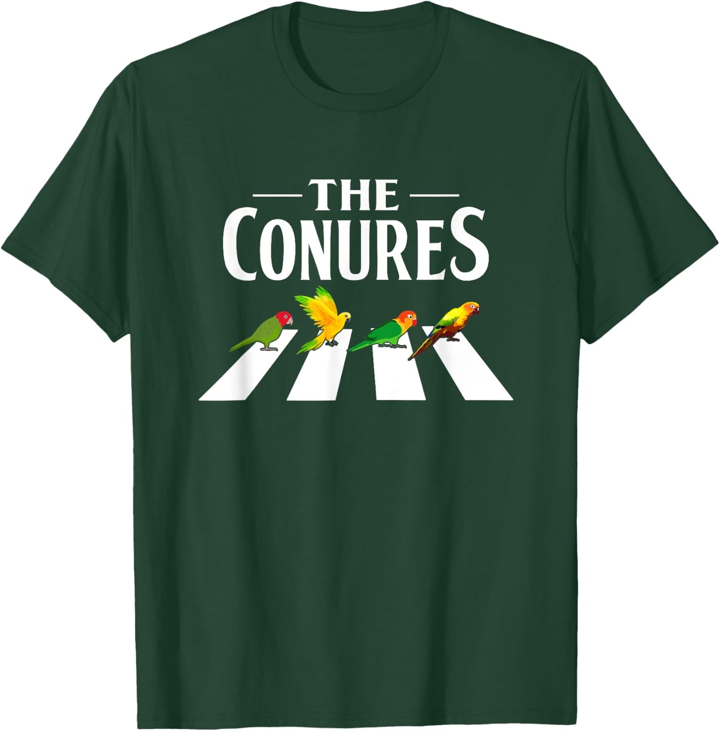 Sun Conure Parrot Pedestrian Design for a Conure Owner , Black, Small T-Shirt - T-Shirt | Forest