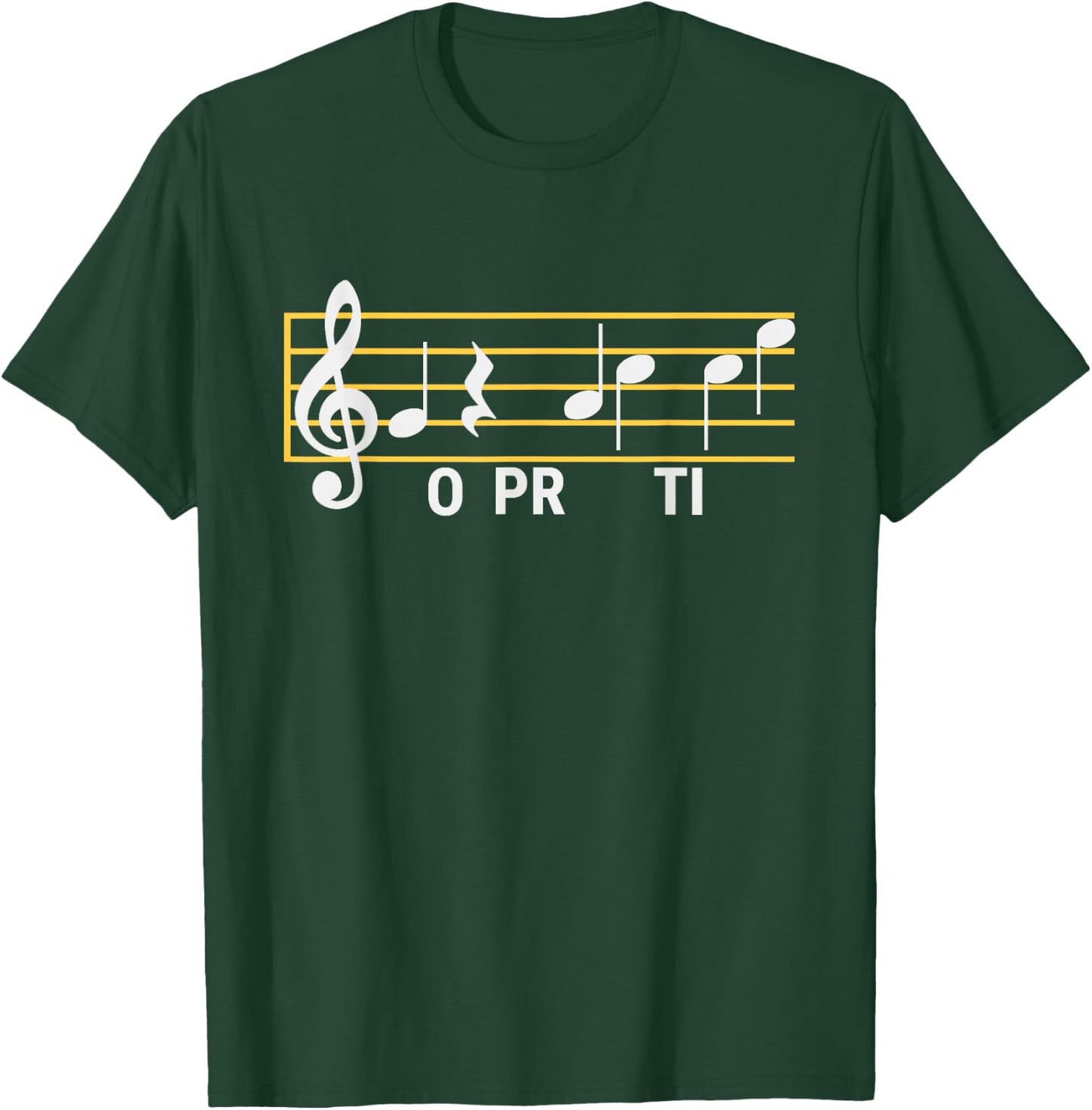 Go Practice Funny Music Theory Class Jokes Composer Score T-Shirt - T-Shirt | Forest