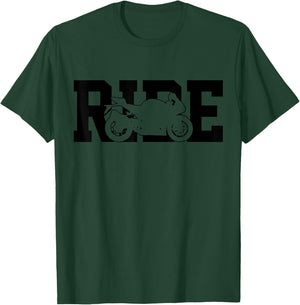 Motorcycle Racing Biker Racer Gift T-Shirt - T-Shirt | Forest