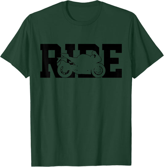Motorcycle Racing Biker Racer Gift T-Shirt - T-Shirt | Forest