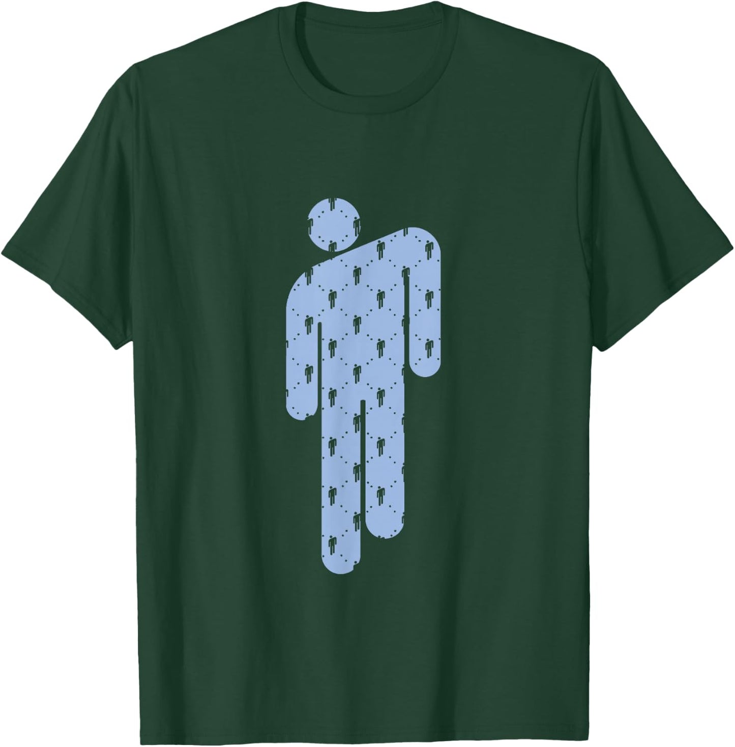 Billie Eilish Official Blohsh Blue T-Shirt - T-Shirt | Forest