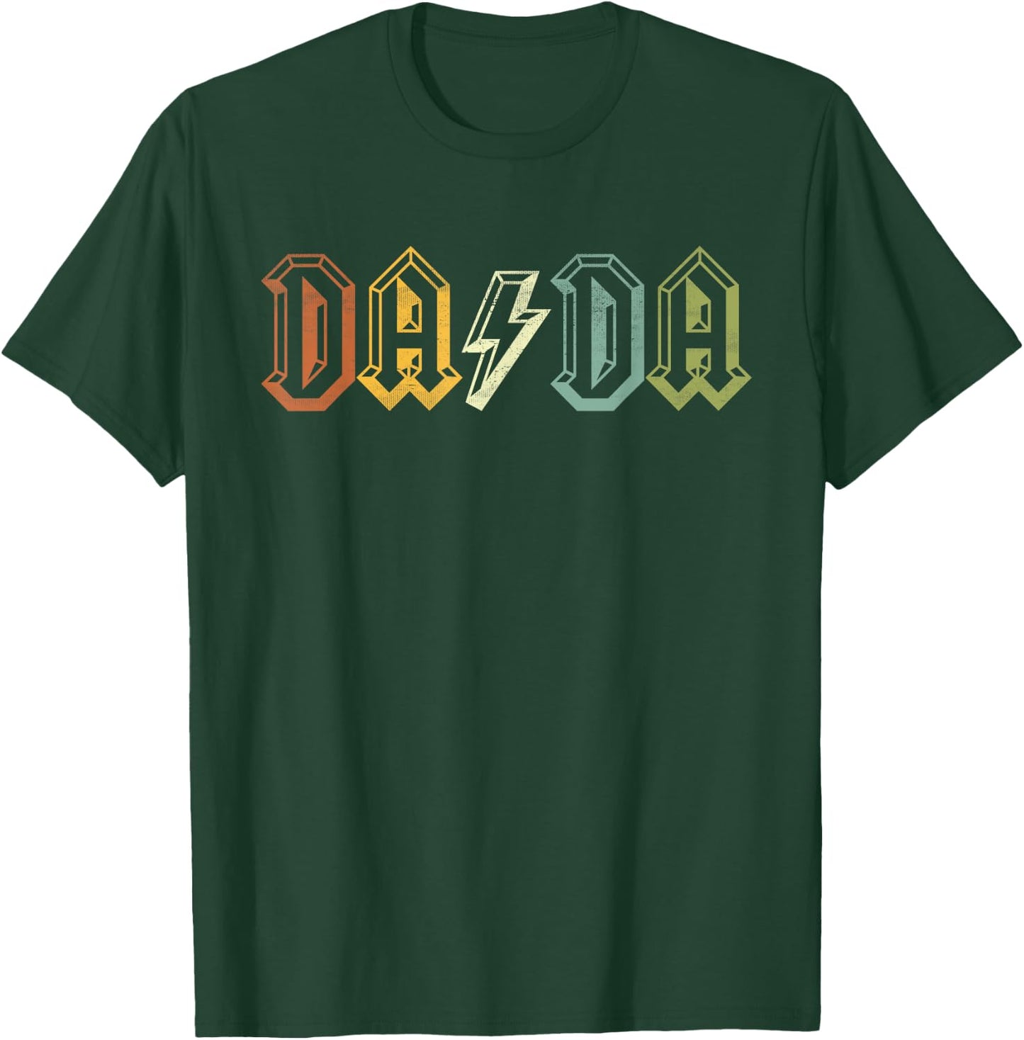 Rock Dada Retro Father's Day For New Dad - Dada T-Shirt - T-Shirt | Forest