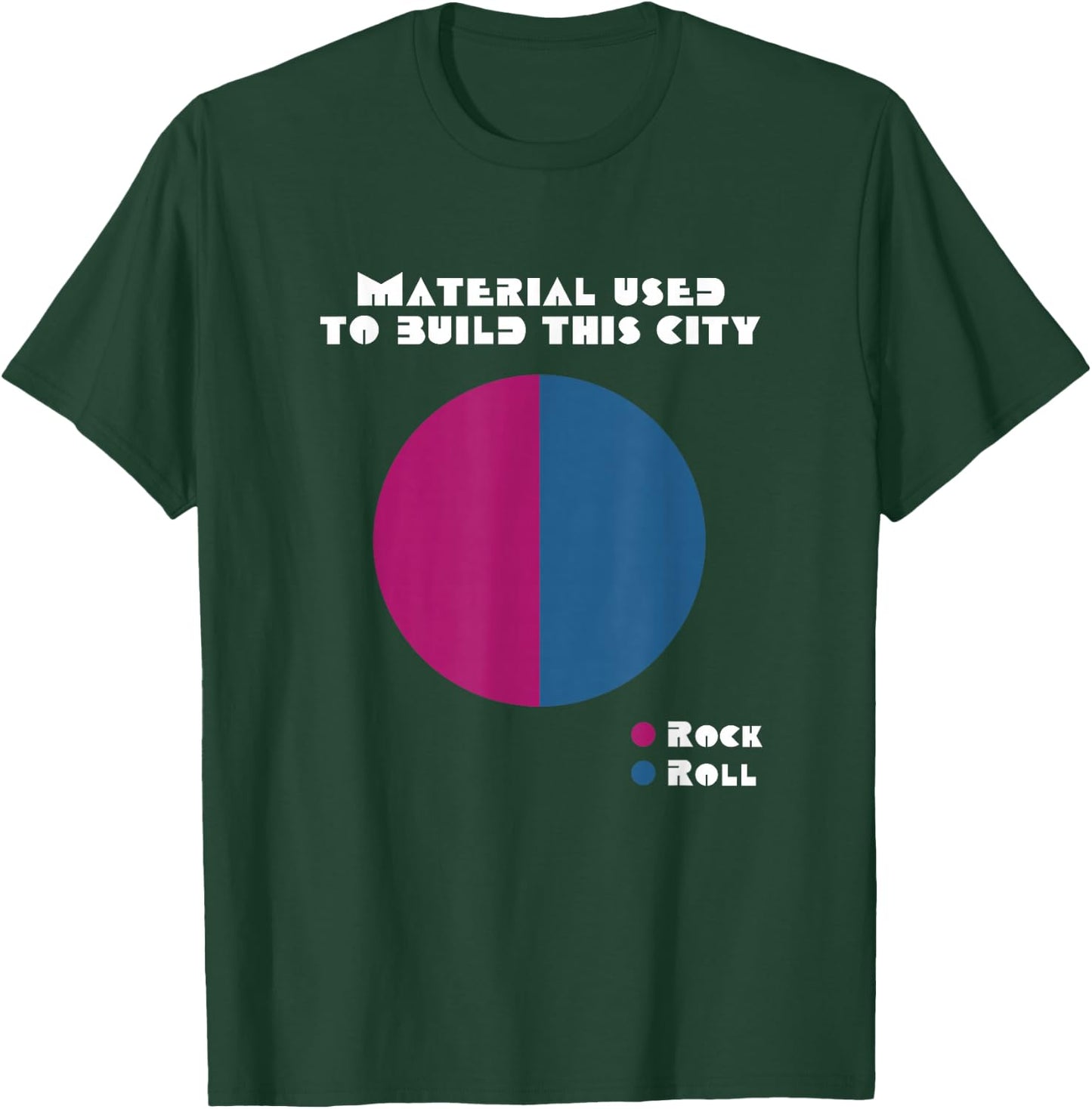 We Built This City 80's Classic Rock And Roll Music Lyrics T-Shirt - T-Shirt | Forest