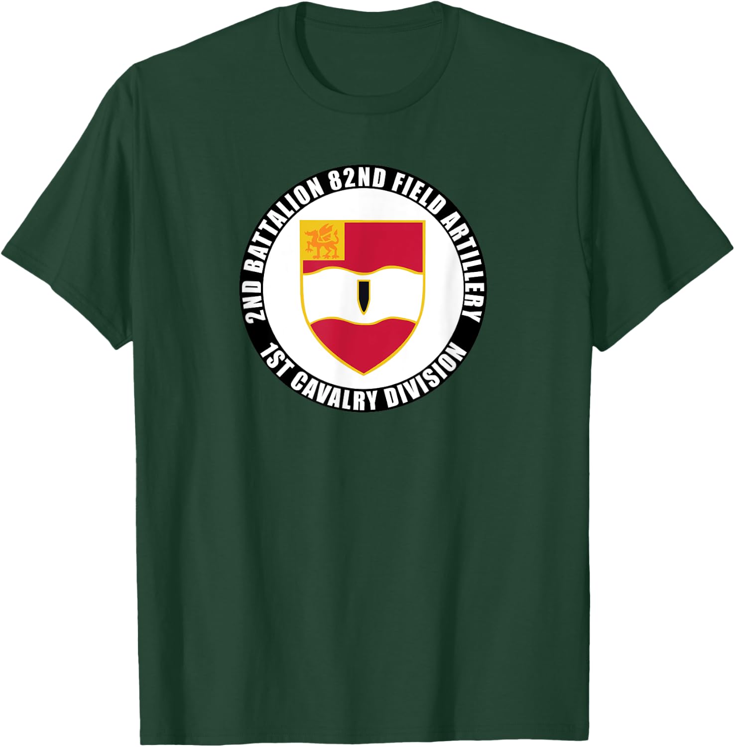2nd Battalion 82nd Field Artillery 1st Cavalry Division Vet T-Shirt - T-Shirt | Forest