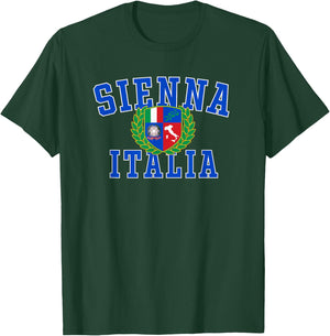 Sienna Italy Crest T-Shirt - T-Shirt | Forest