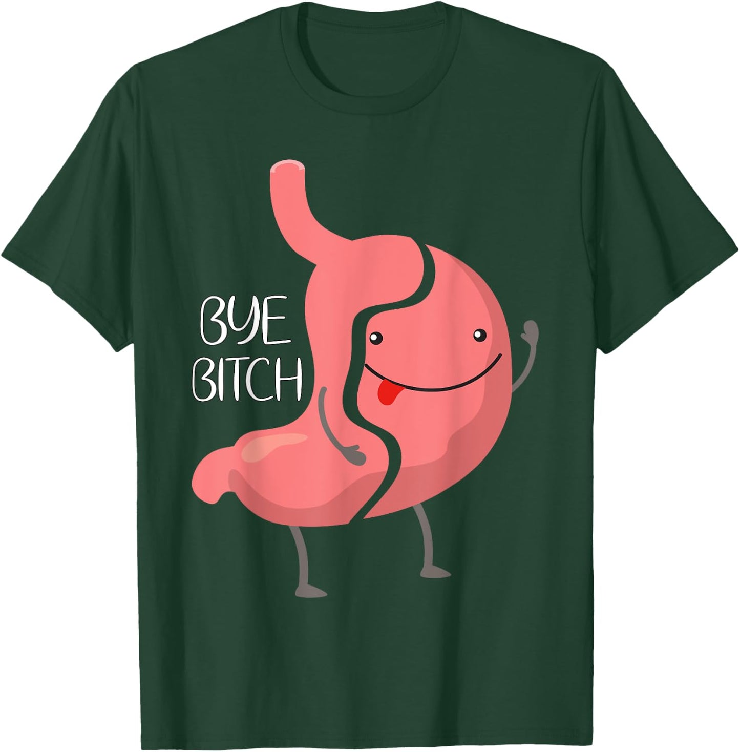 Funny Gastric Sleeve Bariatric VSG Surgery Gastric Awareness T-Shirt - T-Shirt | Forest