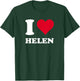 Red Heart I Love Helen T-Shirt - T-Shirt | Forest