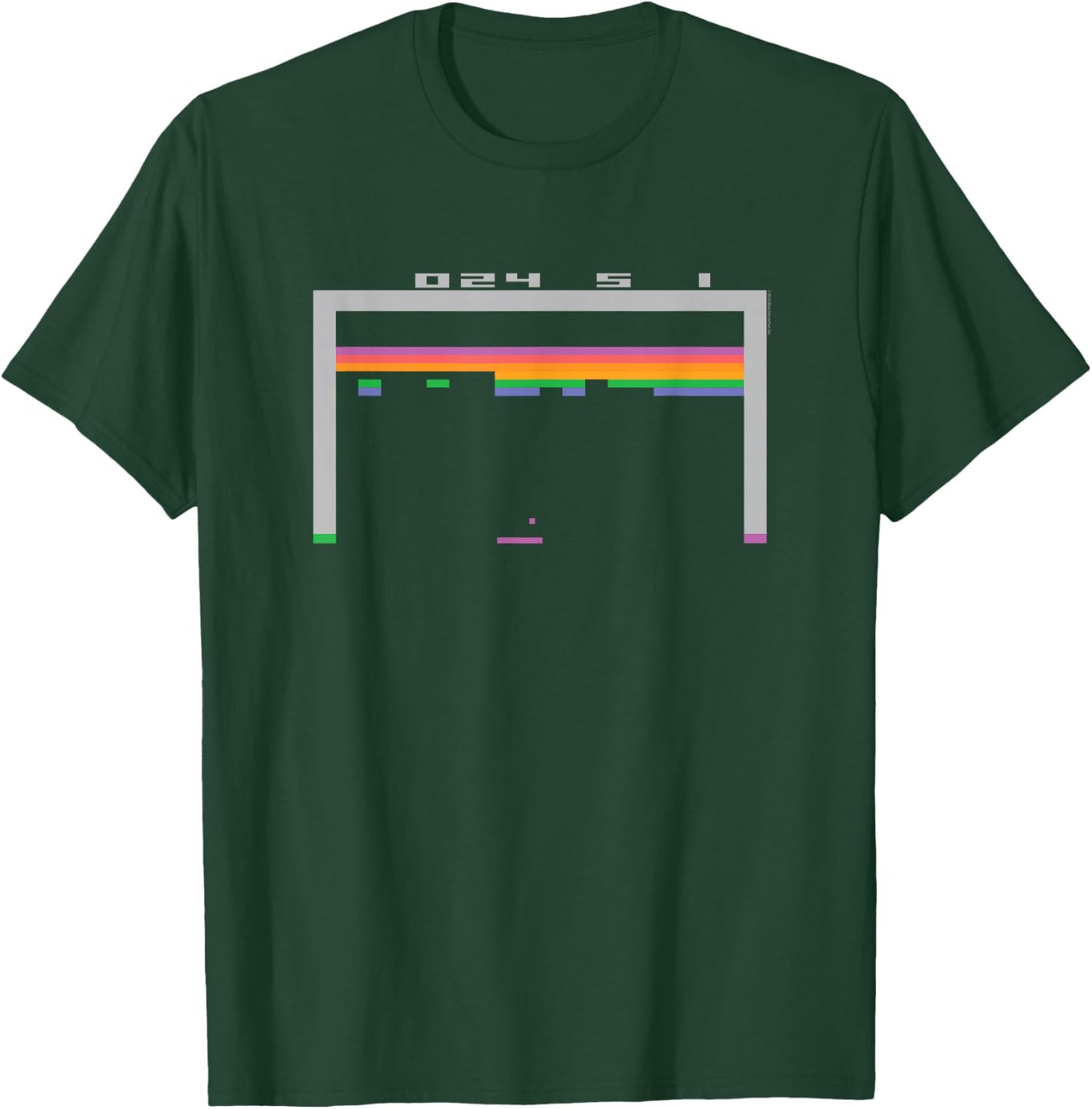 ATARI Breakout Gameplay Screen Iconic Game T-Shirt - T-Shirt | Forest