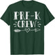 Pre-K Crew 1st Day Of School Pre-K Teacher Team Men Women Girls Kids T-Shirt - T-Shirt | Forest