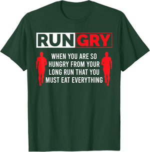 Rungry when you are so hungry from your long run Country T-Shirt - T-Shirt | Forest