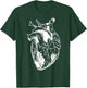 Funny Vintage Cardiology Heart Anatomy | Cool Doctor Gift T-Shirt - T-Shirt | Forest