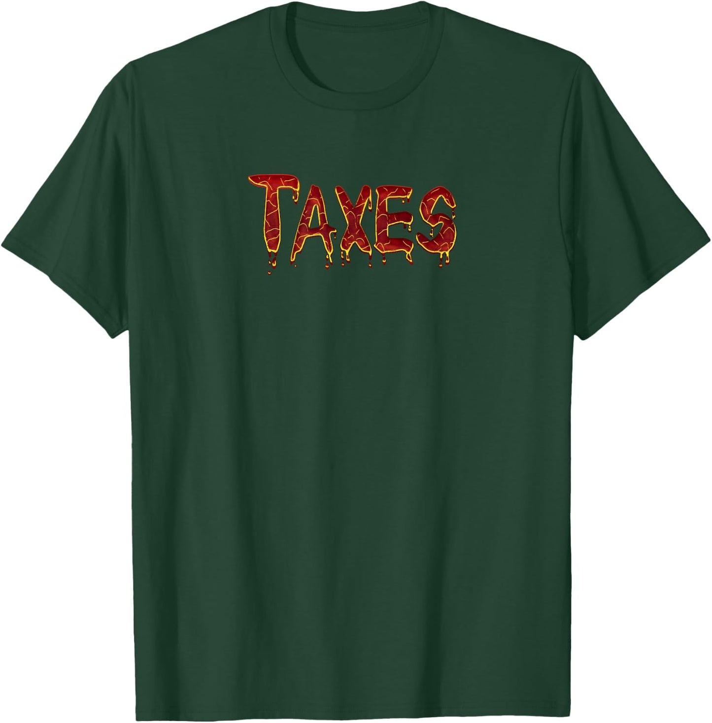 Taxes Scary Things to Adults Funny Halloween T-Shirt - T-Shirt | Forest