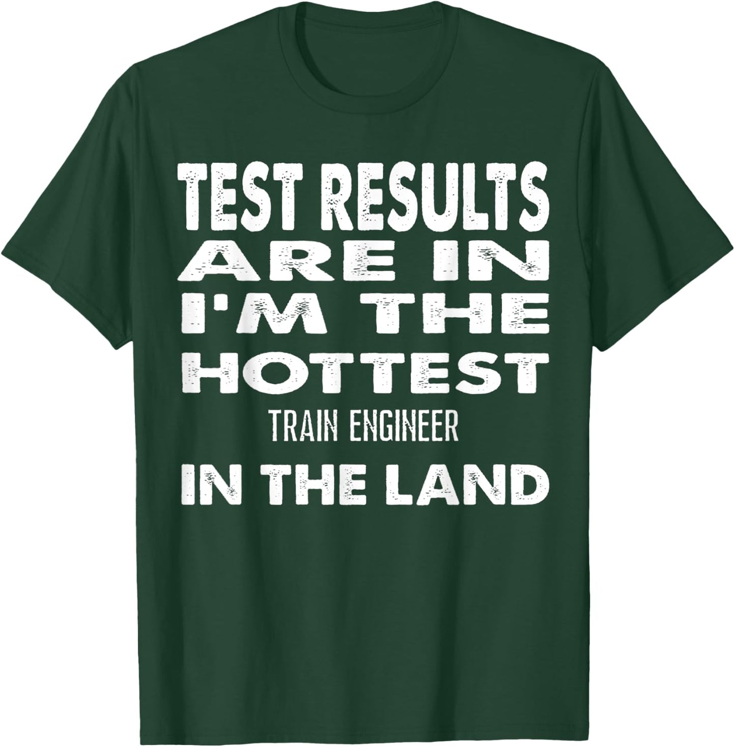 The Hottest Train Engineer In the Land Funny Gift T-Shirt - T-Shirt | Forest