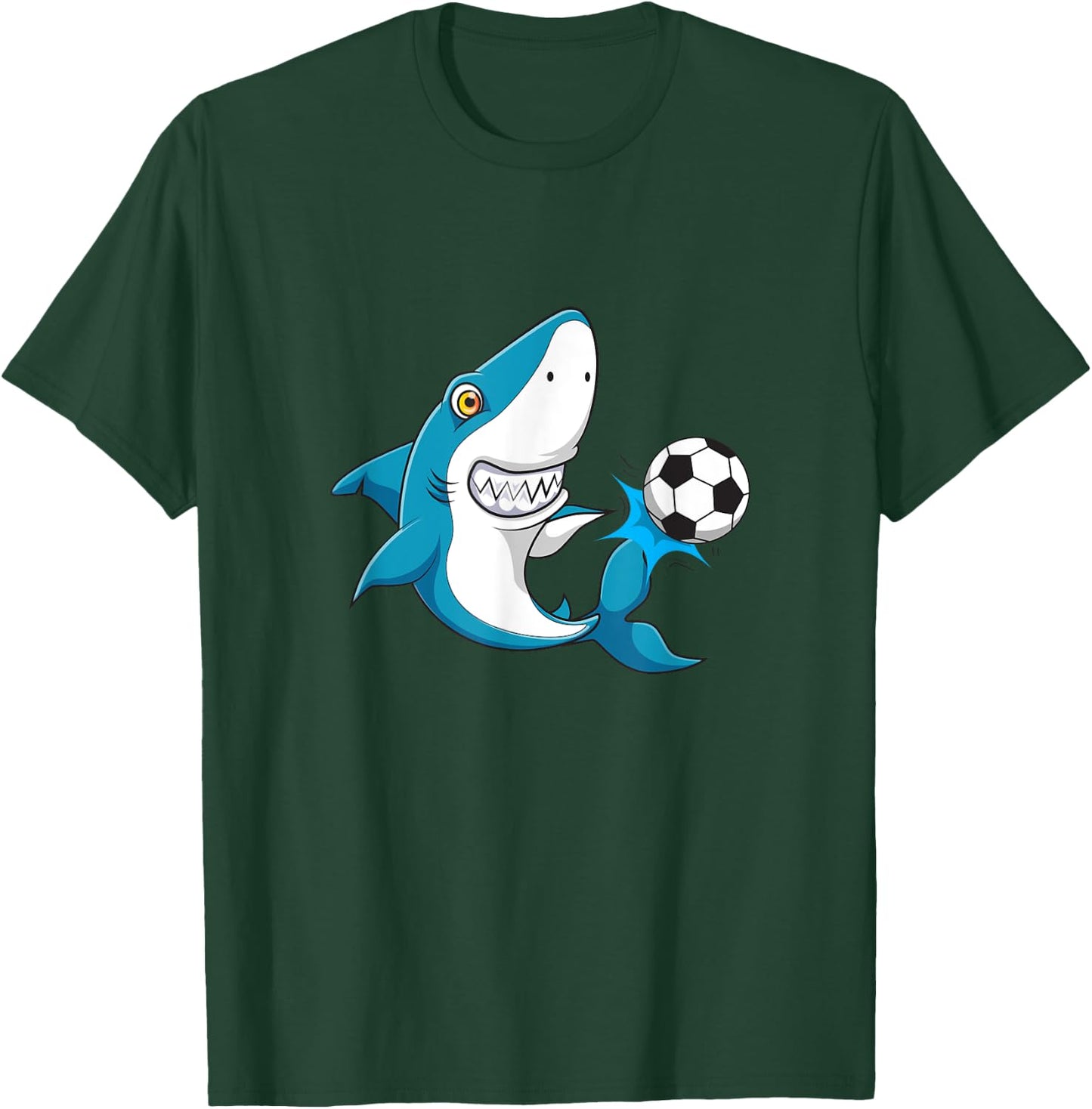 Cute soccer shark for soccer players T-Shirt - T-Shirt | Forest