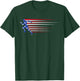 Best USA American Flag Track and Field Gift Team Men Women T-Shirt - T-Shirt | Forest