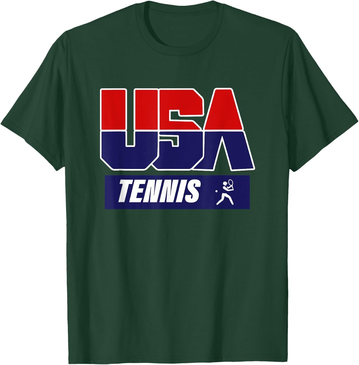 Tennis 2021 USA Team T-Shirt - T-Shirt | Forest