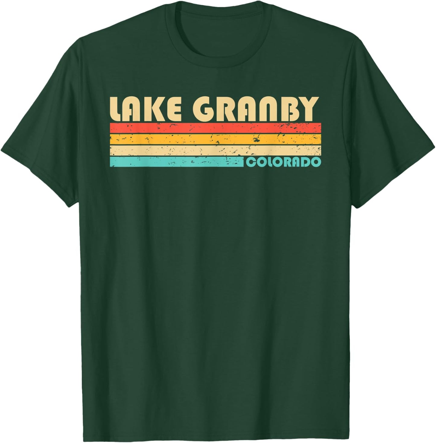 LAKE GRANBY COLORADO Funny Fishing Camping Summer Women Kids T-Shirt - T-Shirt | Forest