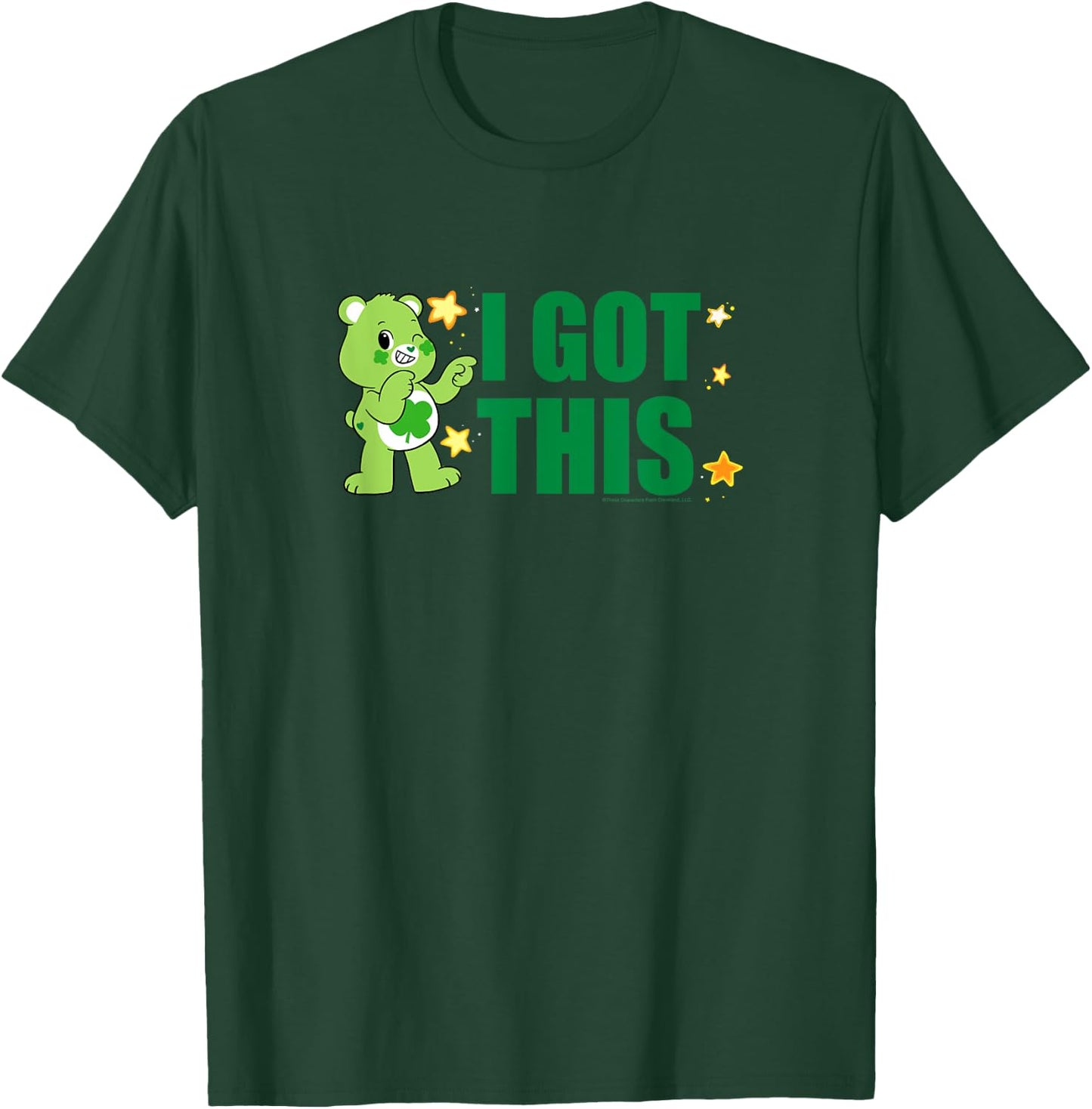 Care Bears Good Luck Bear I Got This Cute Cartoon T-Shirt - T-Shirt | Forest