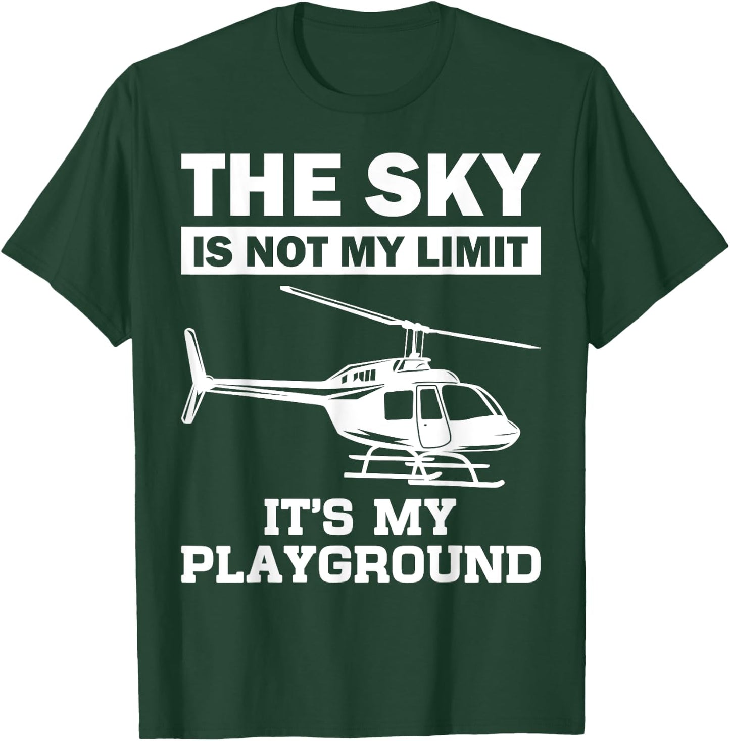 Cool Love Airplane Hanger Adventure Themed Designs Funny Helicopter Pilot Gift Women Chopper Lovers Black Small T-Shirt - T-Shirt | Forest