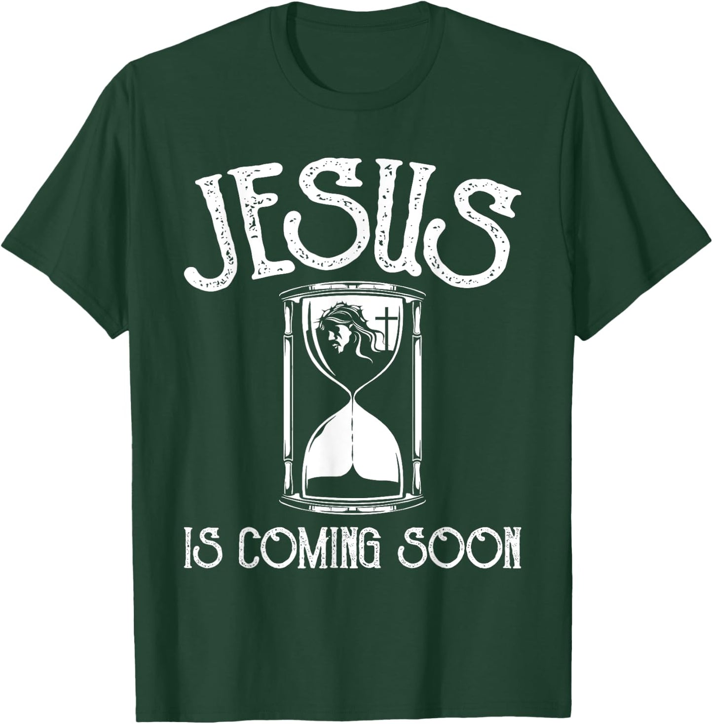 Jesus Is Coming Soon - Christian Religious Bible Church T-Shirt - T-Shirt | Forest