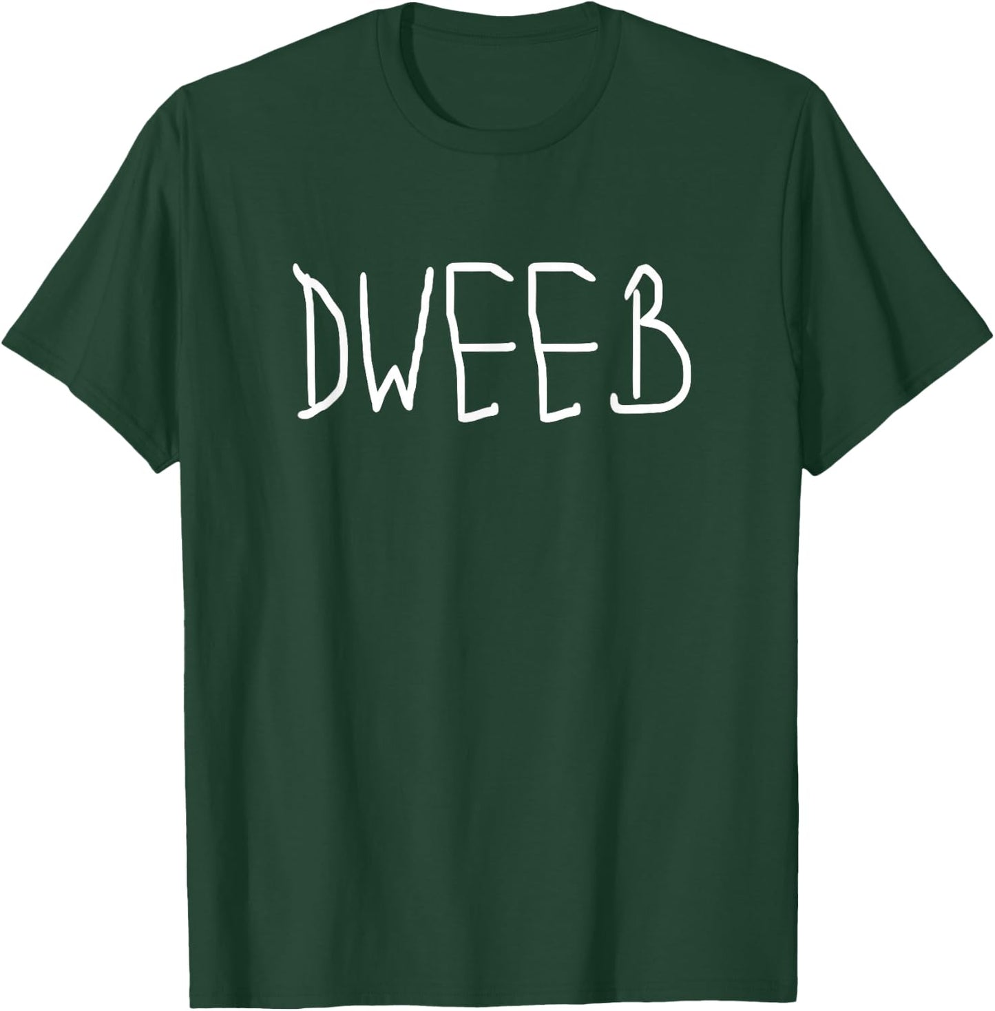Dweeb Co. Dweeb - -Adults, Black, Small, Short Sleeve, Funny T-Shirt - T-Shirt | Forest