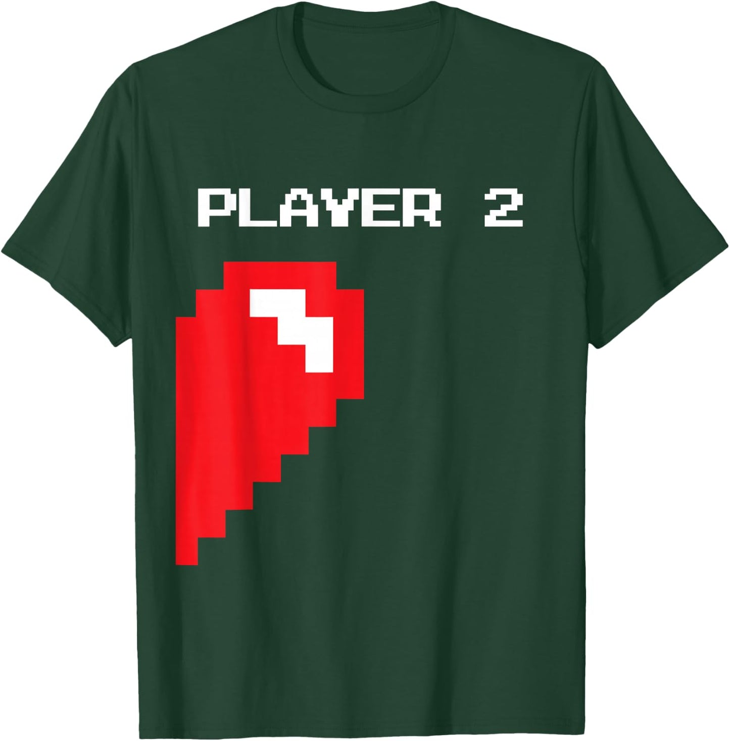 Matching Gamer Couple Valentine's Gift - Player 1 Player 2 T-Shirt - T-Shirt | Forest