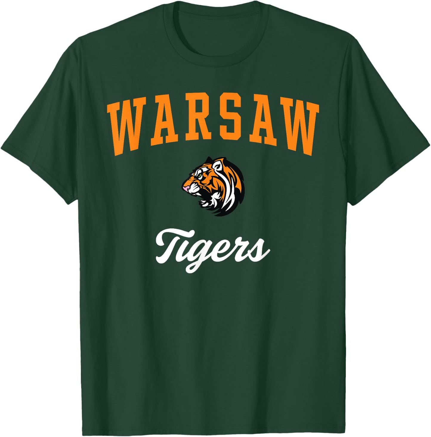 Warsaw High School Tigers T-Shirt - T-Shirt | Forest