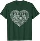 Certified Nutrition Specialist Heart Gift Graduation T-Shirt - T-Shirt | Forest