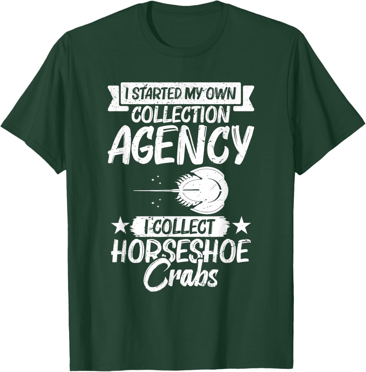 Horseshoe Crab Fossil Lover Biologist Xiphosura Encycloart T-Shirt - T-Shirt | Forest