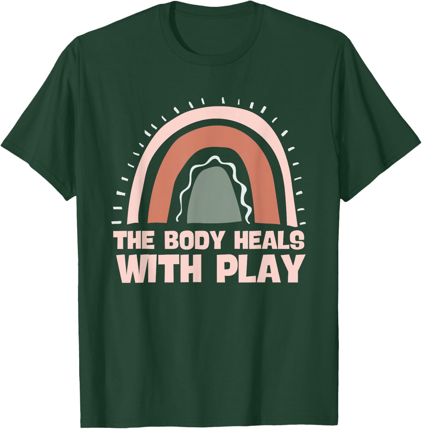 Play Therapist - Recreational Therapy Therapist RT Month T-Shirt - T-Shirt | Forest
