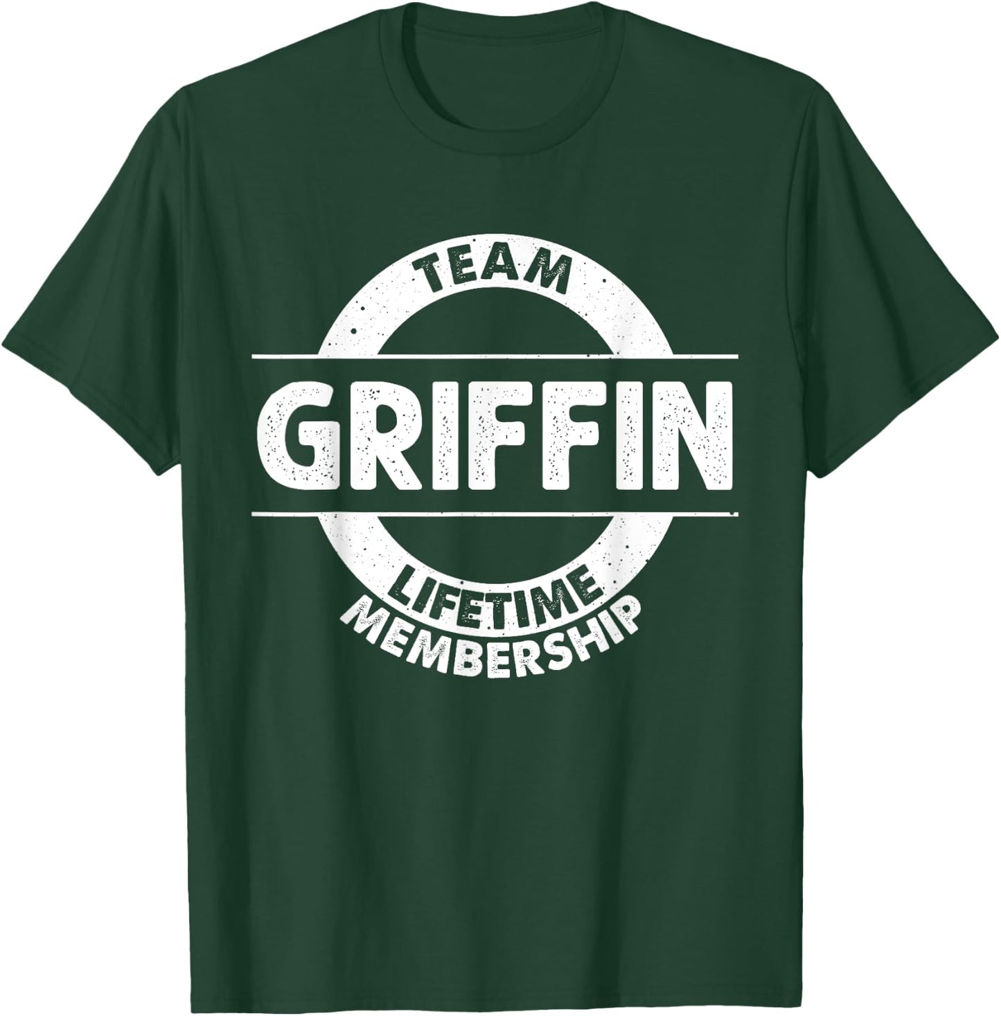 GRIFFIN Gift Funny Surname Family Tree Birthday Reunion Idea T-Shirt - T-Shirt | Forest