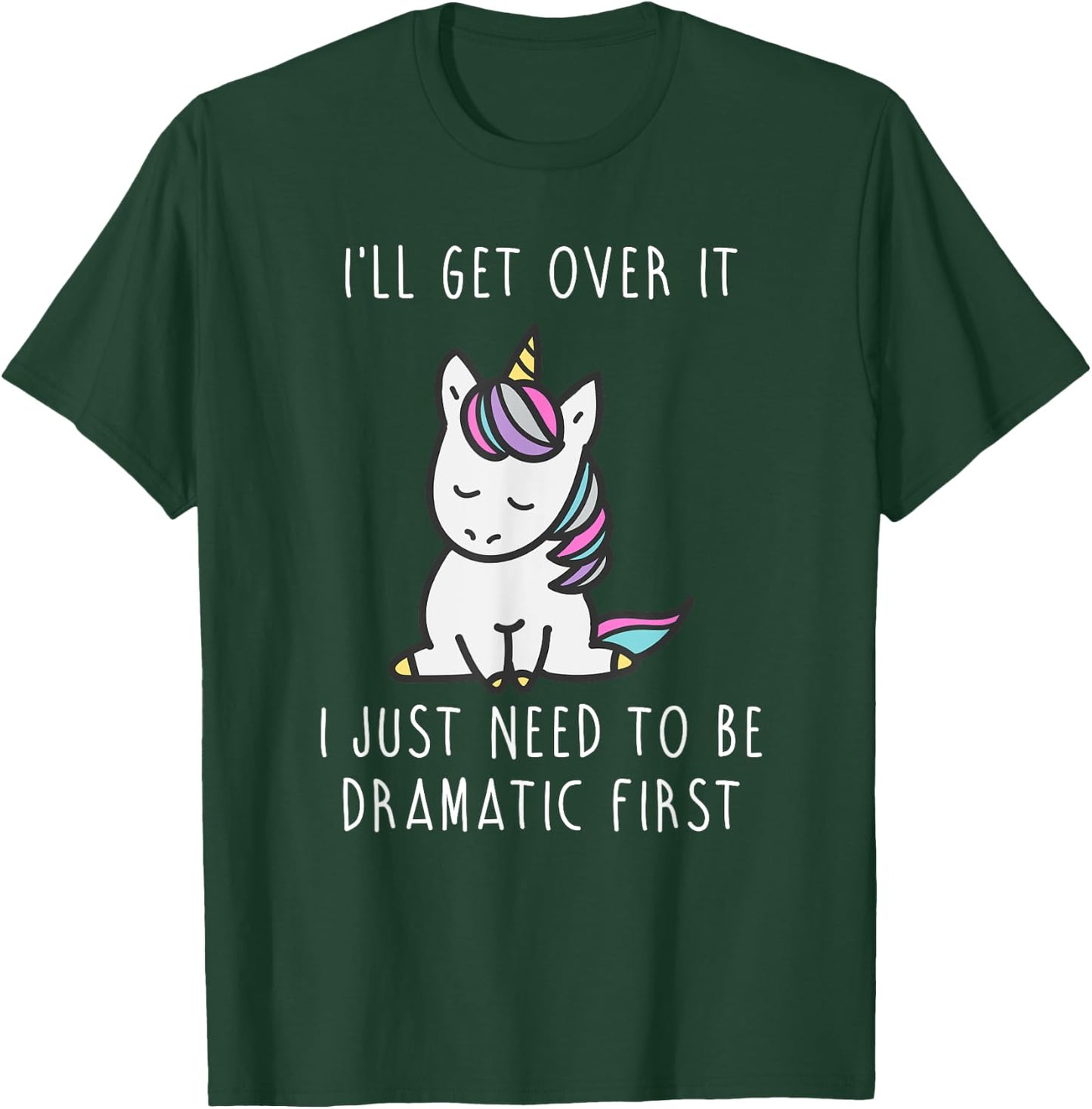 Just Need To Be Dramatic Shirts For Kids Unicorn Shirt T-Shirt - T-Shirt | Forest