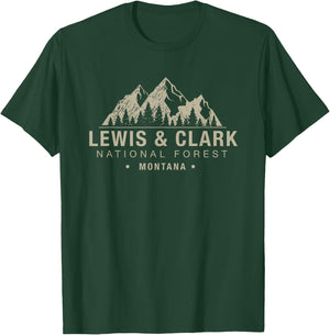 Lewis & Clark National Forest Montana T-Shirt - T-Shirt | Forest